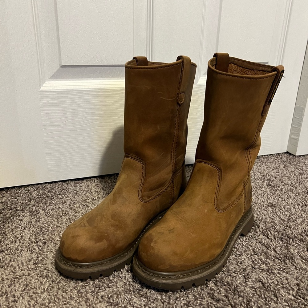 Women’s Caterpillar Revolver Steel Toe Slip-On Work Boots